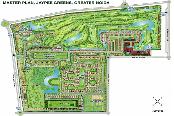 Estate Homes Layout Plan
